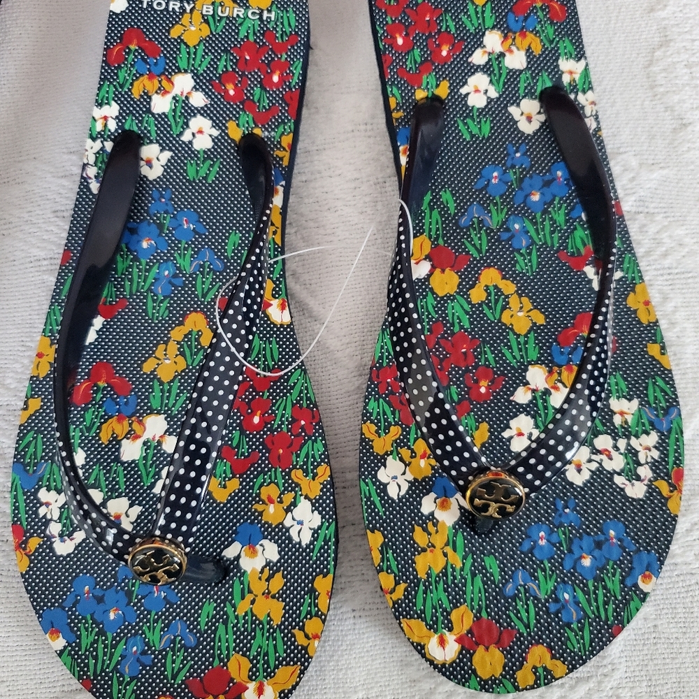 Tory Burch Iris Garden Flip Flop - Brand New